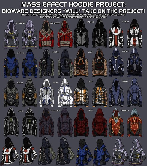 Mass Effect hoodies